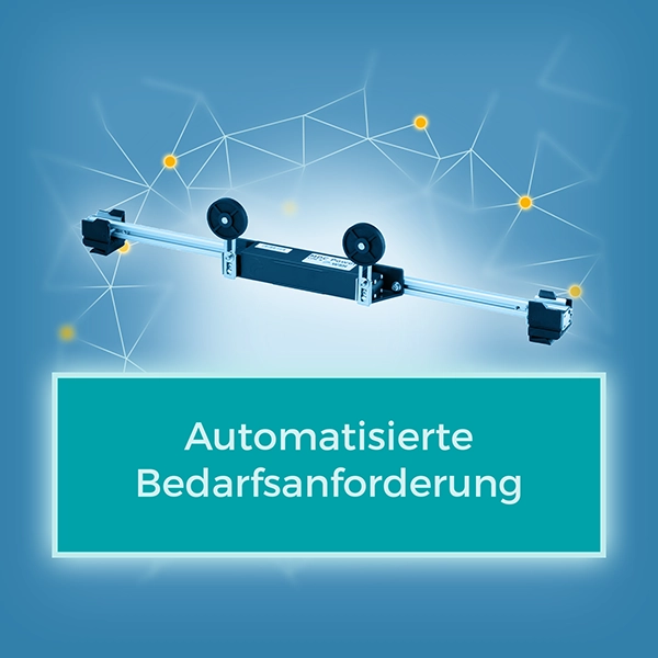 Automatisierte Bedarfsanforderung, WSNet Rollenbahnsensor, Nutzen, Karussell