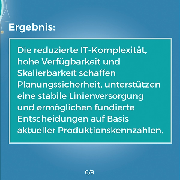 Referenz, Ergebnis, Karussell Praxisbeispiel, Lösungen, WSNet Gateway