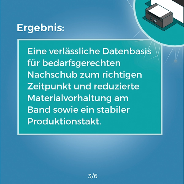 Mercedes Benz, Referenz, Ergebnis, Karussell Praxisbeispiel, Lösungen, WSNet Füllstandsensor