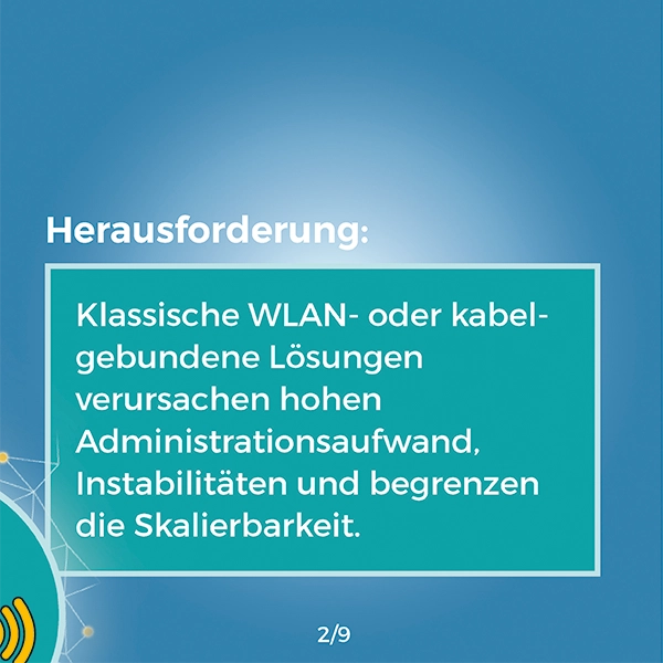 Referenz, Herausforderung, Karussell Praxisbeispiel, Lösungen, WSNet Gateway