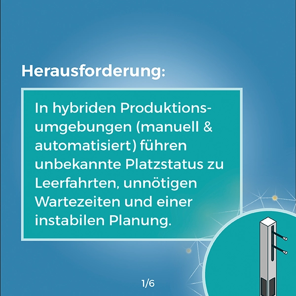 Rittal Referenz, Herausforderung, Karussell Praxisbeispiel, Lösungen, WSNet Belegtmelder