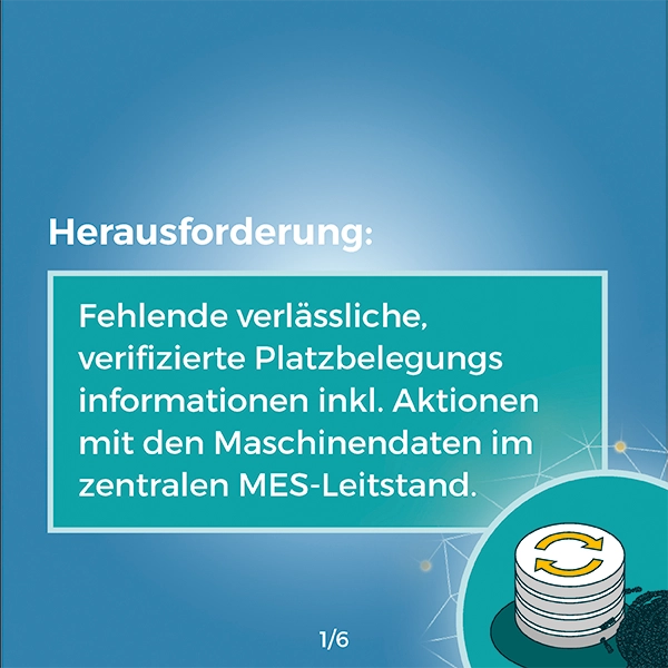 Referenz, Herausforderung, Karussell Praxisbeispiel, Lösungen, WSNet OPC-UA Client
