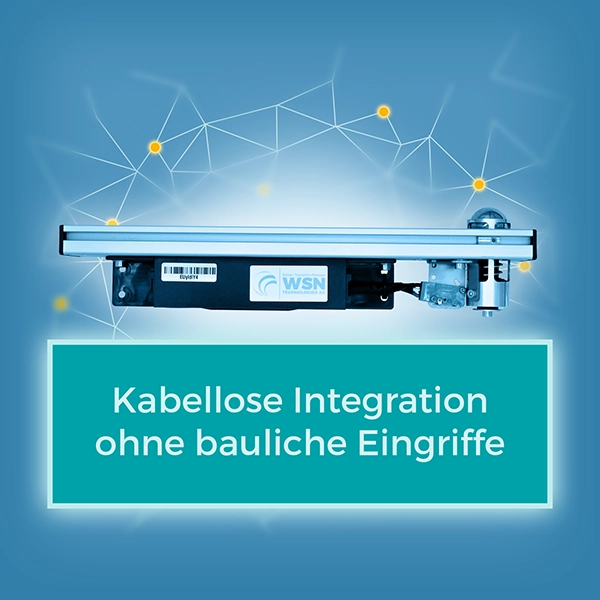 Kabellose Integration ohne bauliche Eingriffe, WSNet Palettensensor, Nutzen