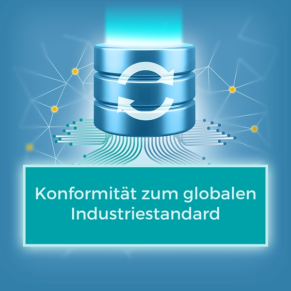 Konformität zum globalen Industriestandard, WSNet OPC-UA Client, Nutzen Galerie Produkte, Karussell Nutzen