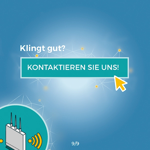 Referenz, Kontakt, Karussell Praxisbeispiel, Lösungen, WSNet Gateway