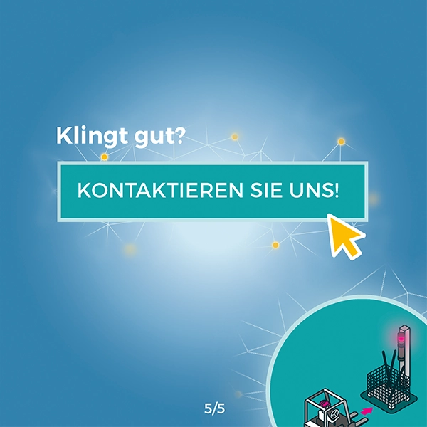 Referenz, Kontakt, Karussell Praxisbeispiel, Lösungen, WSNet Pick by light