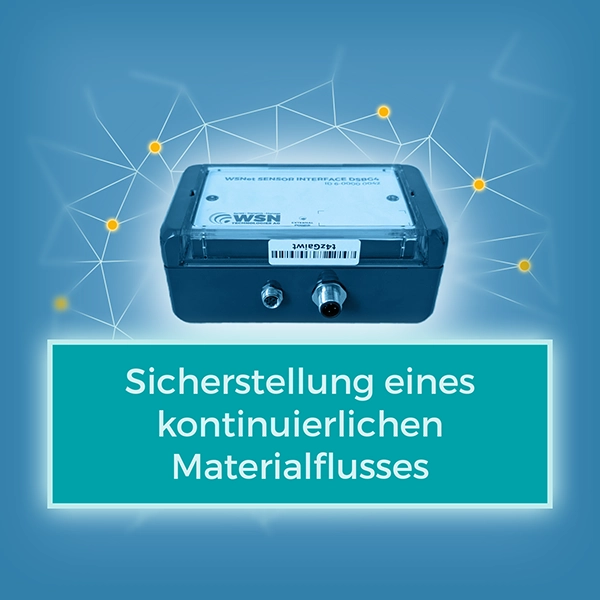 kontinuierlichen Materialflusses, WSNet Füllstandsensor, Nutzen, Karussell