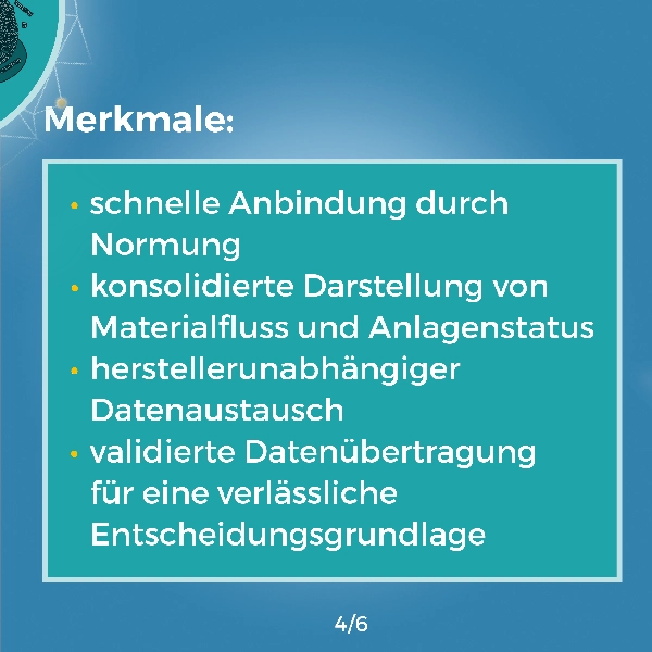 Referenz, Merkmale, Karussell Praxisbeispiel, Lösungen, WSNet OPC-UA Client