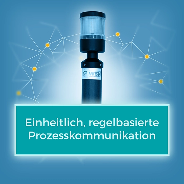 einheitlich, regelbasierte Prozesskommunikation, WSNet Signallampe, Nutzen Galerie Produkte, Karussell Nutzen