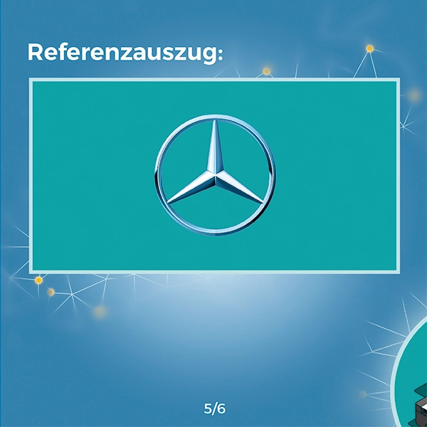 Mercedes Benz, Referenz, Karussell Praxisbeispiel, Lösungen, WSNet Füllstandsensor