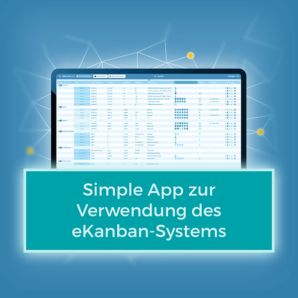 Simple App im eKanban System, WSNet WSNet AMS-II Applikation, Nutzen Galerie Produkte, Karussell Nutzen