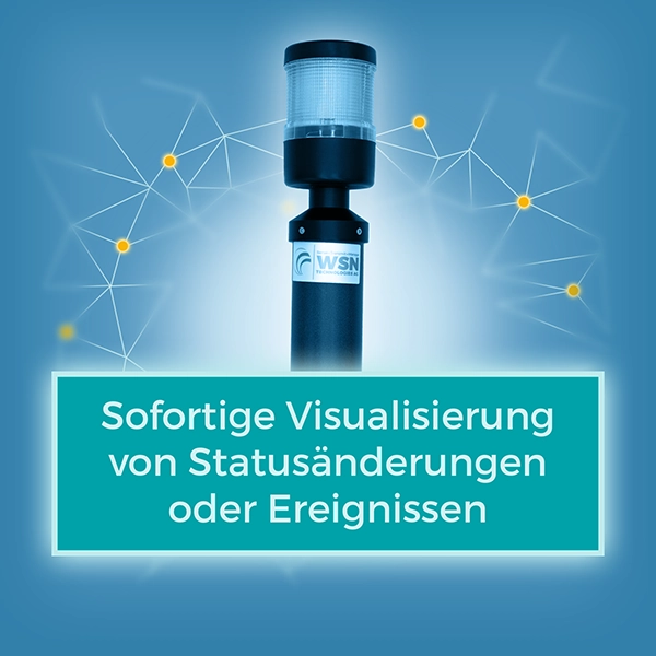 Sofortige Visualisierung von Statusänderungen oder Ereignissen, WSNet Signallampe, Nutzen Galerie Produkte, Karussell Nutzen