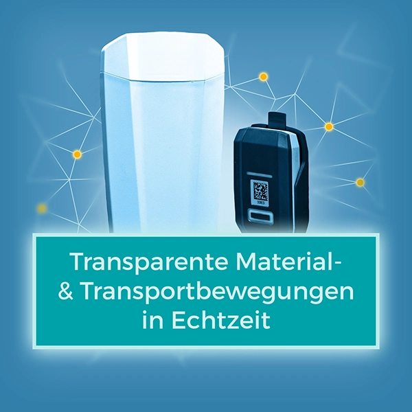 Transparente Materialbewegung, RTLS, Nutzen Galerie Lösungen, Karussell Nutzen